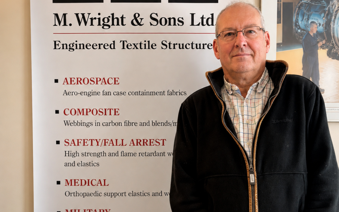 M Wright & Sons MD George Wright Awarded Worshipful Company of Weavers Silver Medal 2027