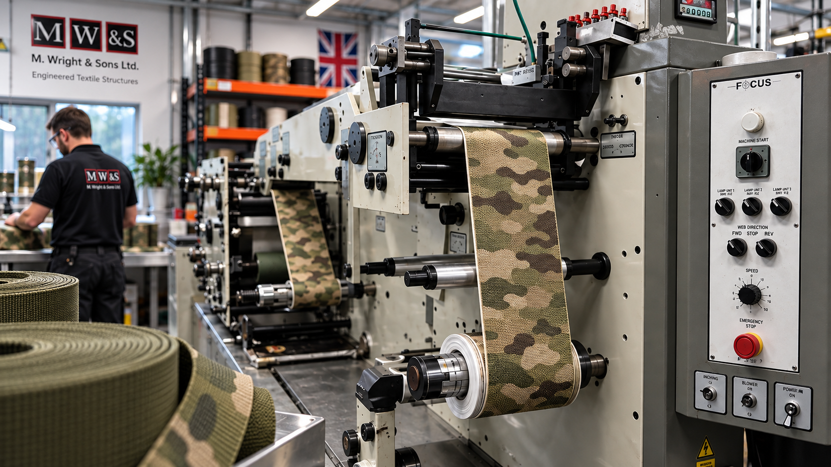 UK Defence Technical Textile Manufacturing UK defence technical textile manufacturing at M Wright & Sons