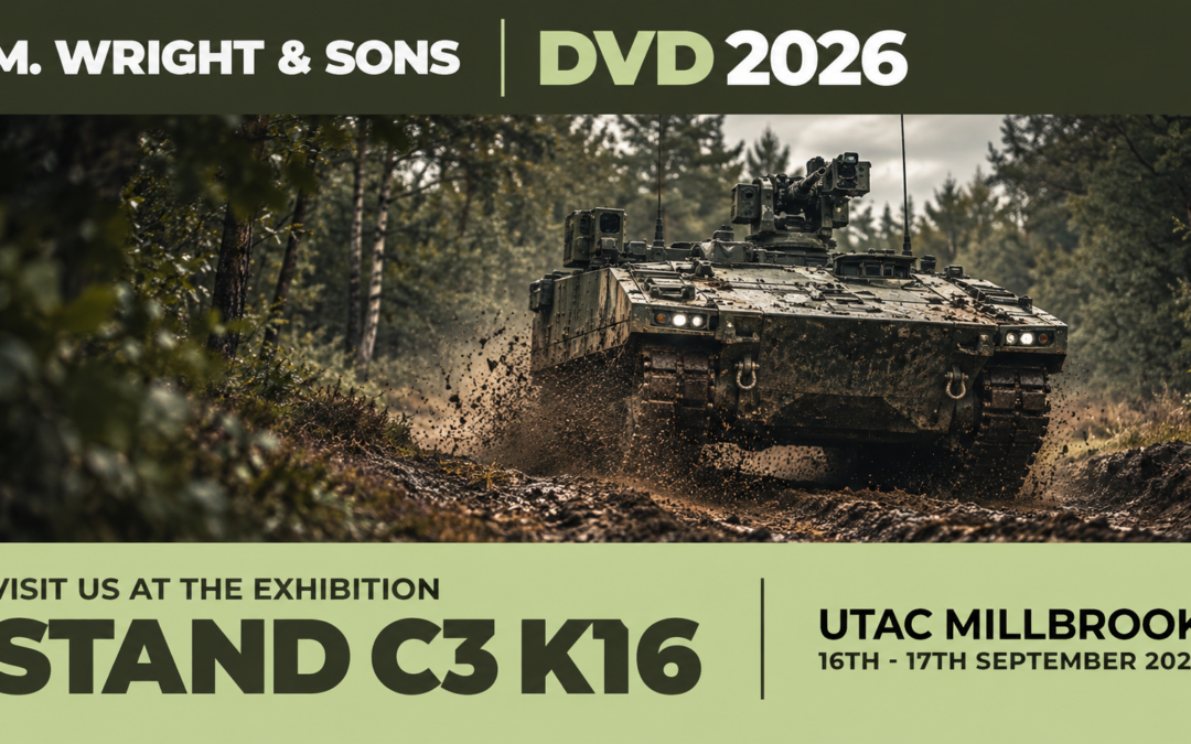 M. Wright & Sons Exhibiting at DVD 2026, UTAC Millbrook